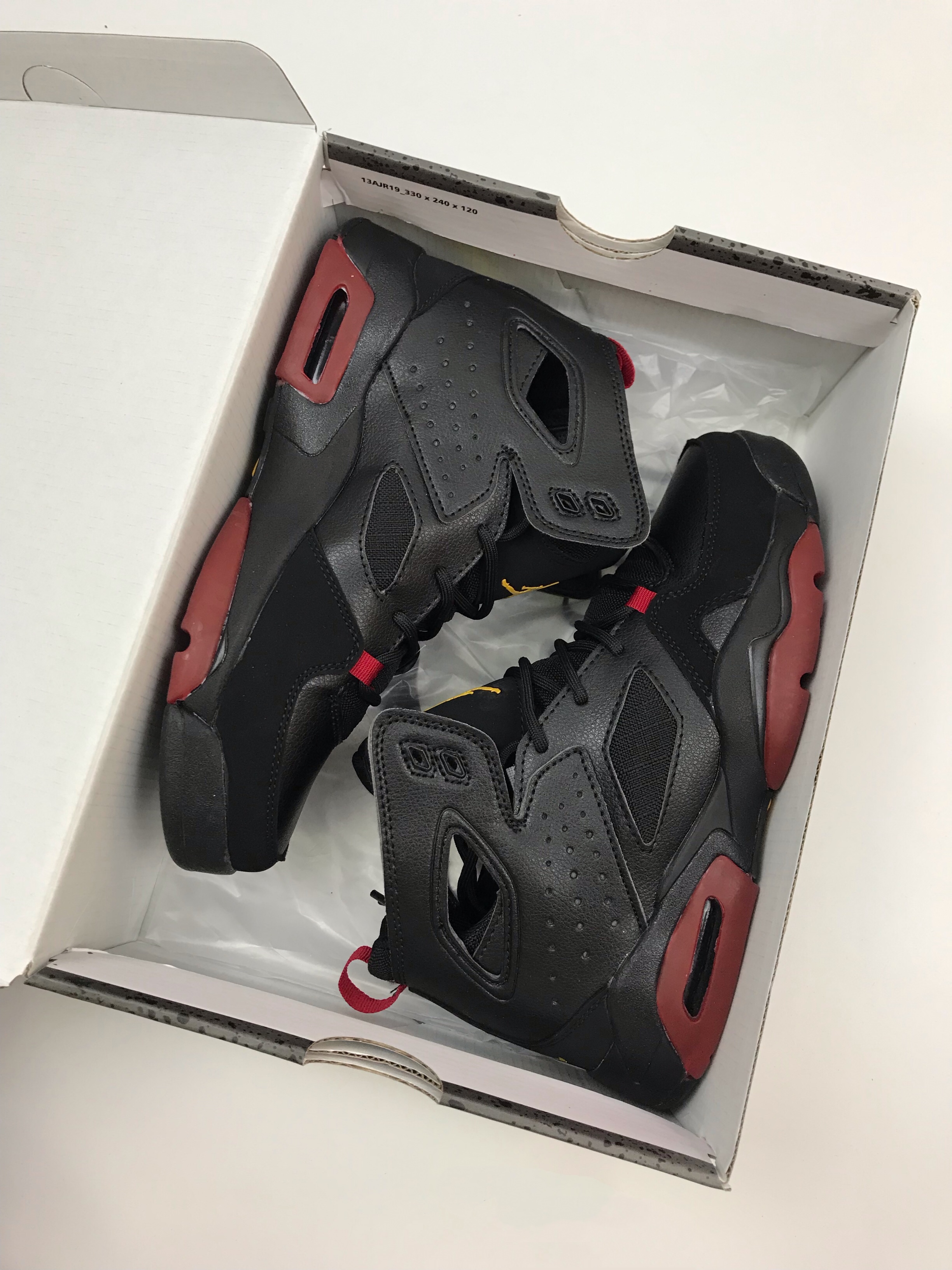 Air Jordan 6 '91 Black Red Shoes - Click Image to Close